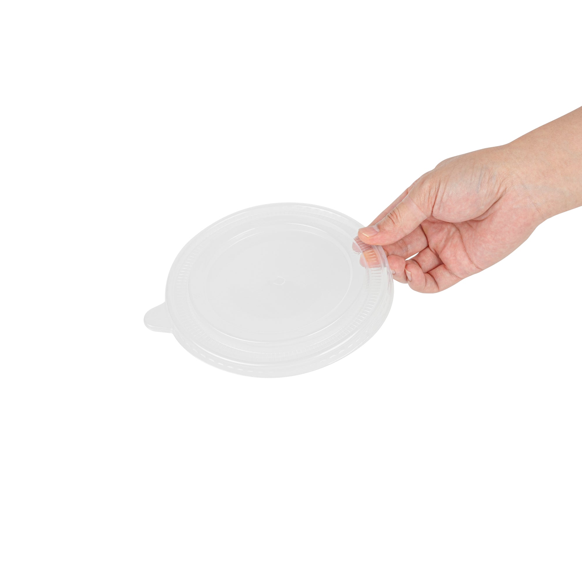 Bio Tek Clear Plastic Take Out Container Lid - Fits 17, 25, 33 and 34 oz Containers - 200 count box