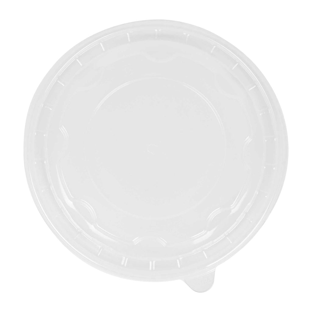 Bio Tek Clear Plastic Take Out Container Lid - Fits 22, 34, 37 and 42 oz Containers - 50 count box