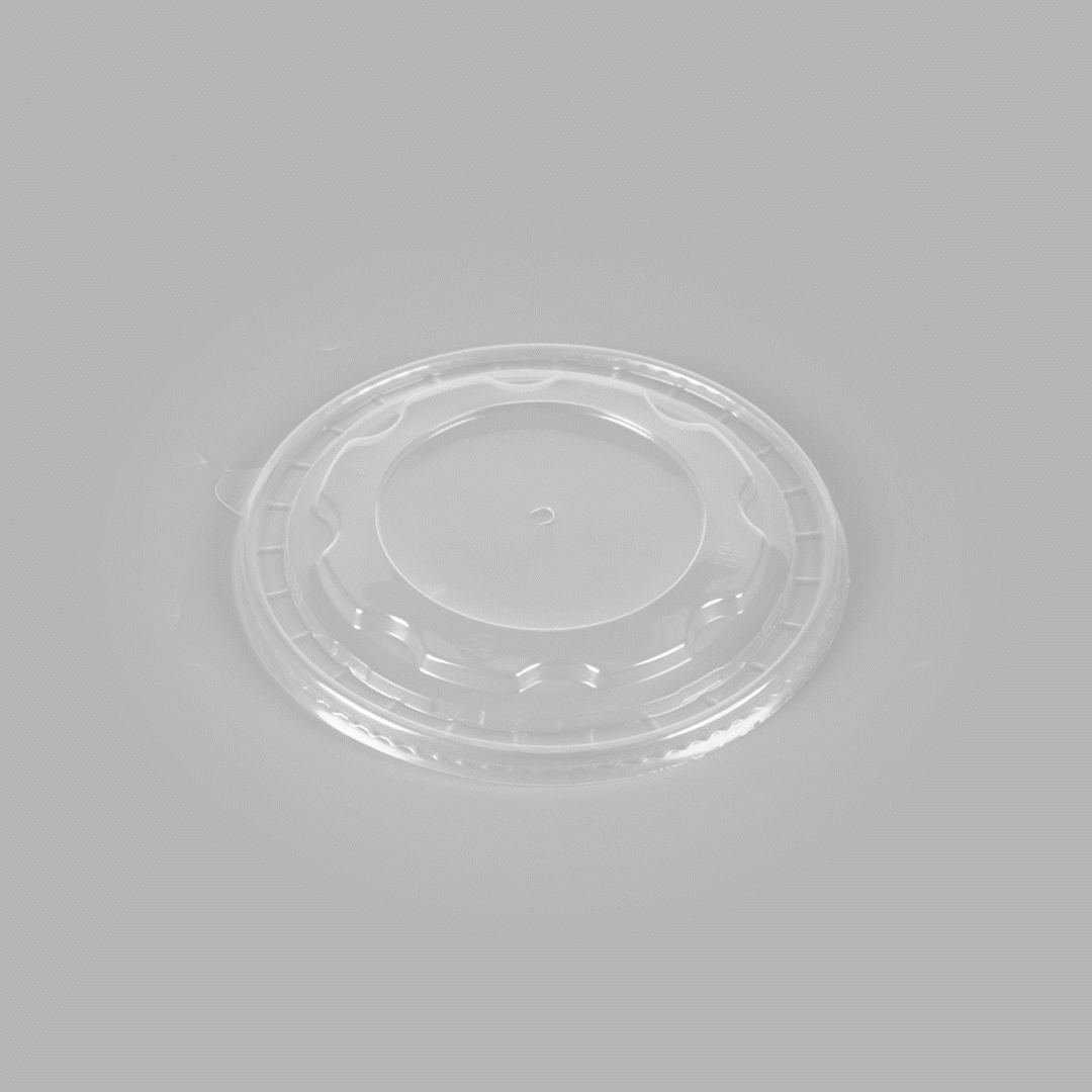 Bio Tek Clear Plastic Take Out Container Lid - Fits 45 oz Containers - 50 count box