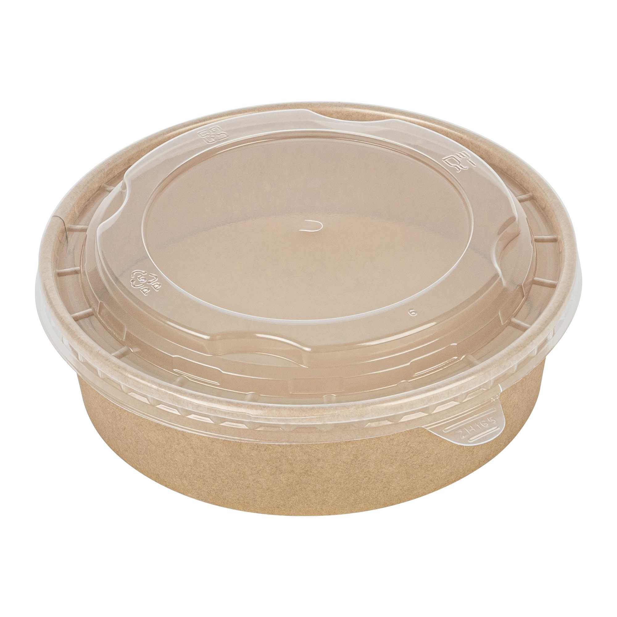 Bio Tek Clear Plastic Take Out Container Lid - Fits 45 oz Containers - 50 count box