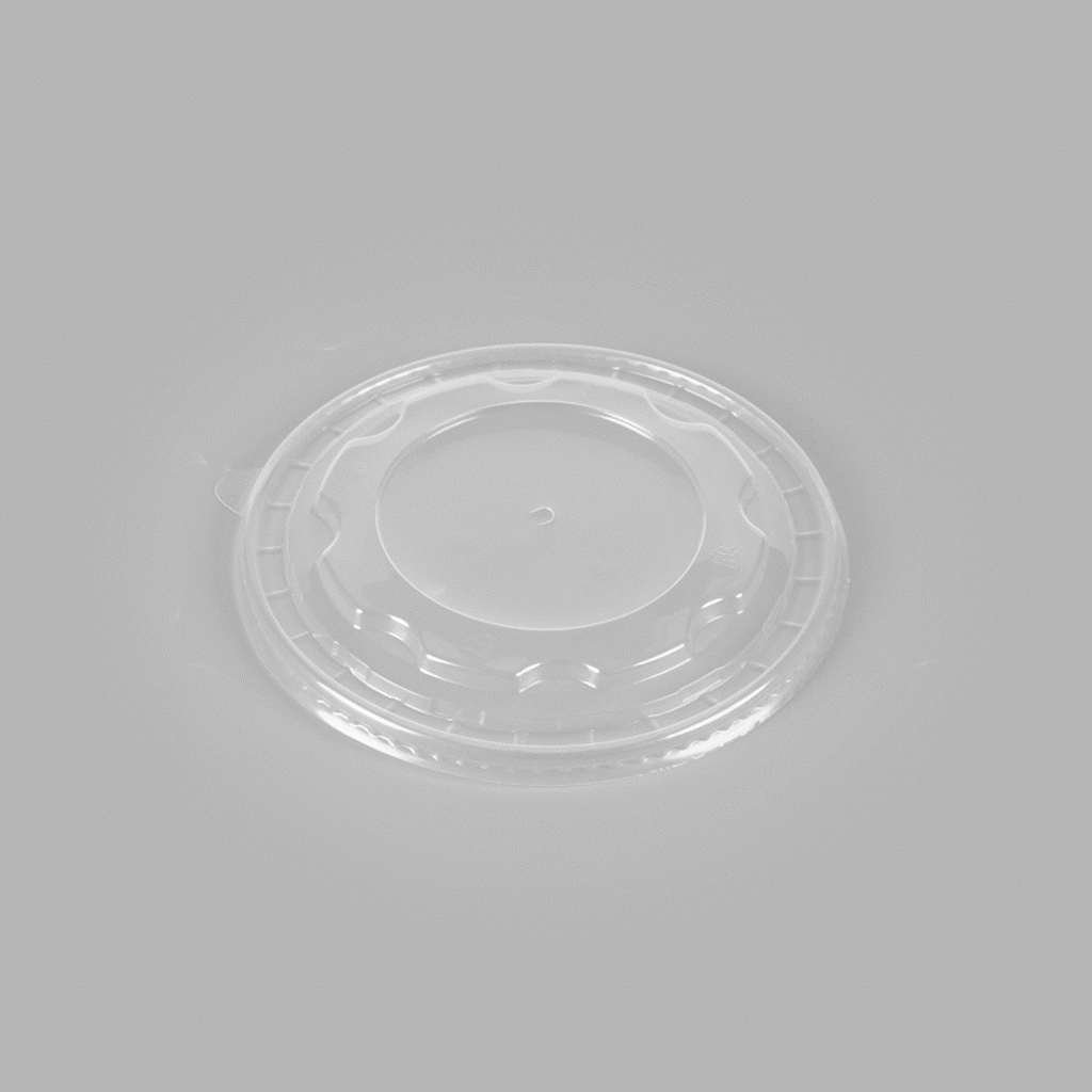 Bio Tek Clear Plastic Take Out Container Lid - Fits 45 oz Containers - 200 count box