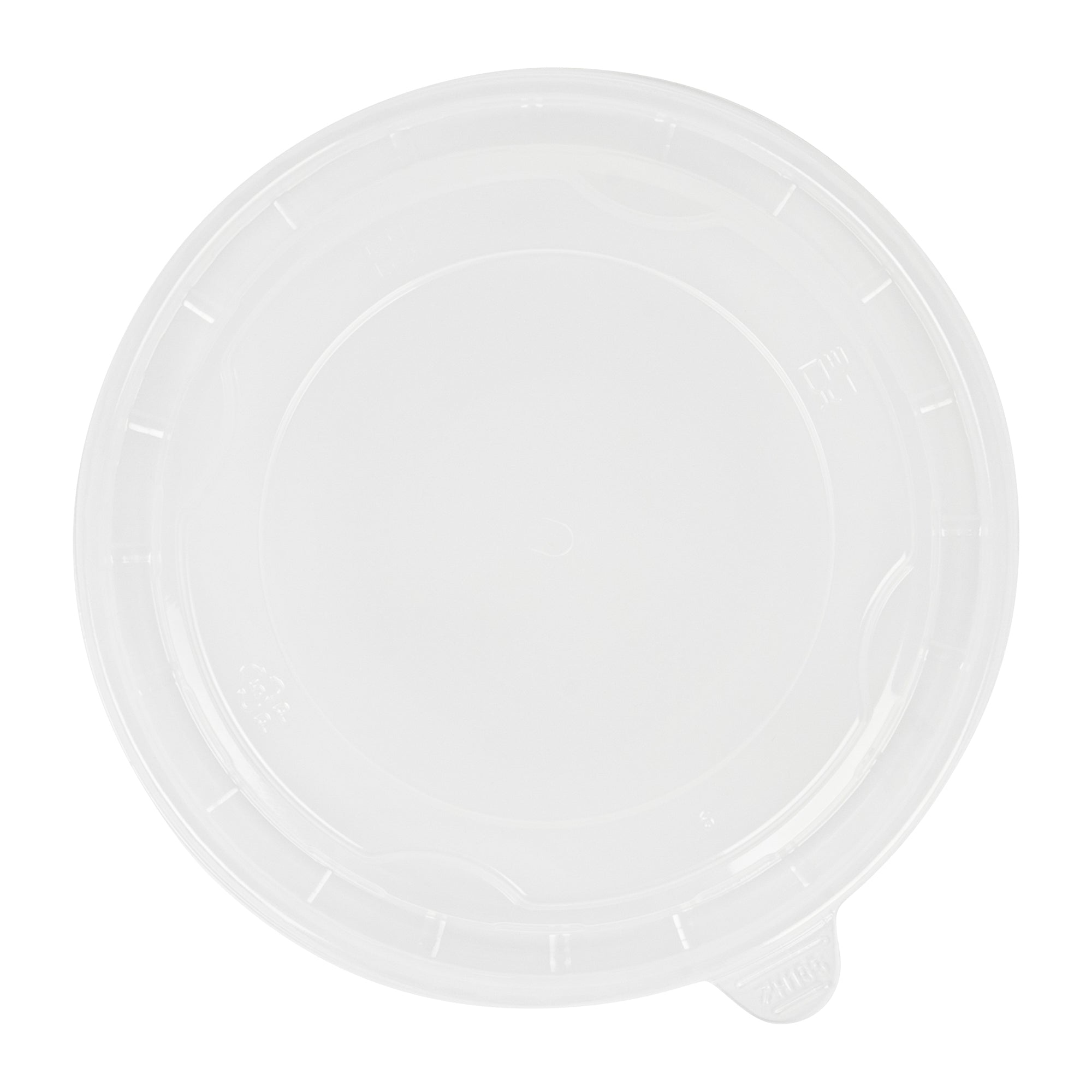 Bio Tek Clear Plastic Take Out Container Lid - Fits 45 oz Containers - 200 count box