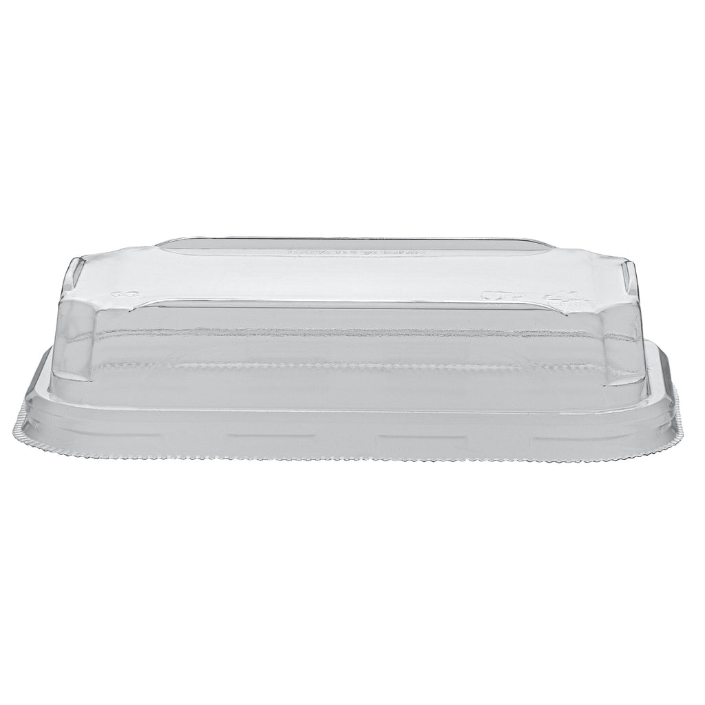 Matsuri Vision Clear PET Plastic Lid - Fits 5 oz Sushi Container, Anti-Fog - 100 count box