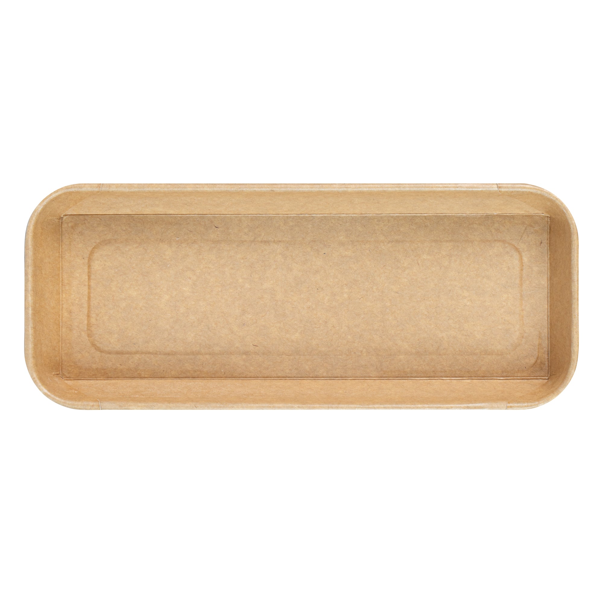 Matsuri Vision 10 oz Rectangle Kraft Paper Sushi Container - 8 3/4" x 3 1/2" x 1" - 100 count box