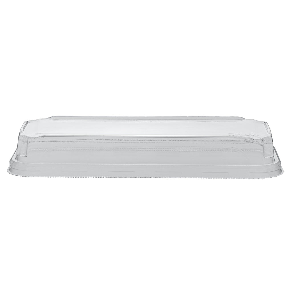 Matsuri Vision Clear PET Plastic Lid - Fits 10 oz Sushi Container, Anti-Fog - 50 count box