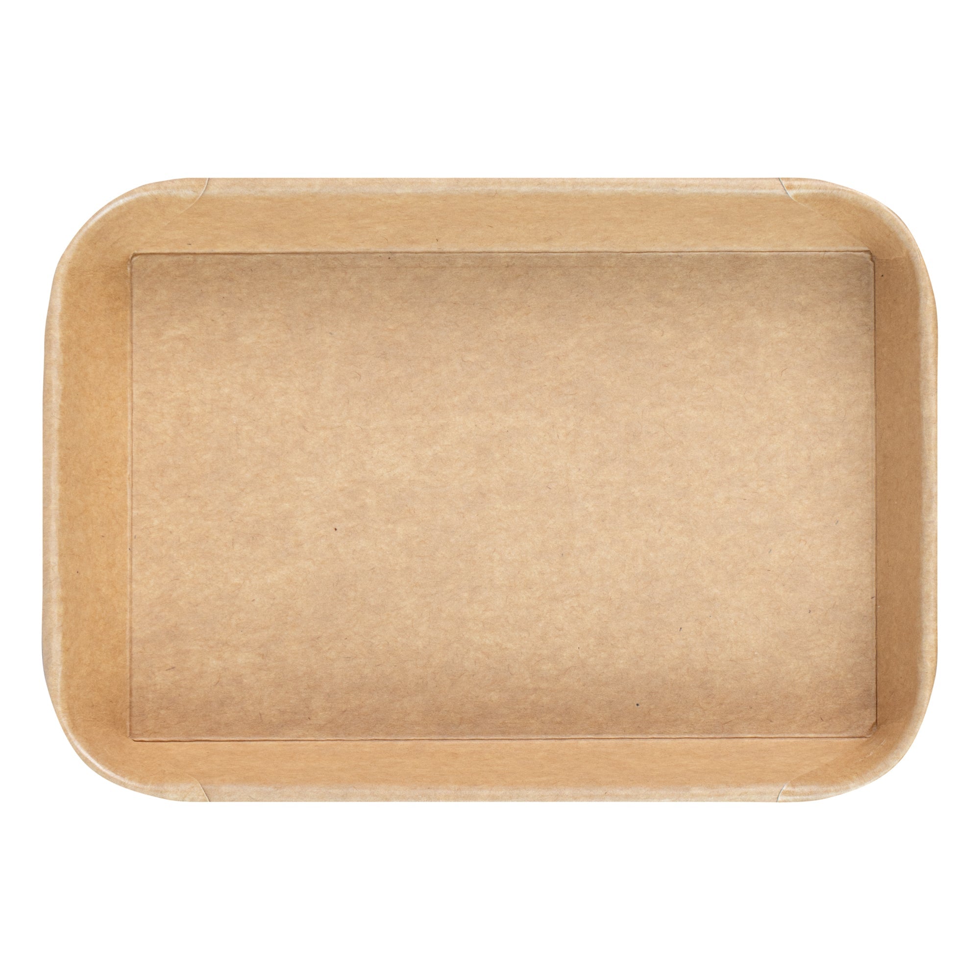 Matsuri Vision 8 oz Rectangle Kraft Paper Sushi Container - 6 1/2" x 4 1/2" x 1" - 100 count box