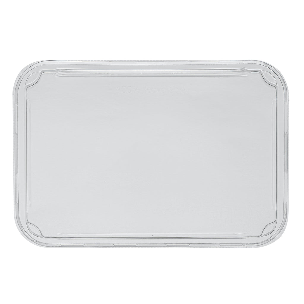 Matsuri Vision Clear PET Plastic Lid - Fits 8 oz Sushi Container, Anti-Fog - 50 count box
