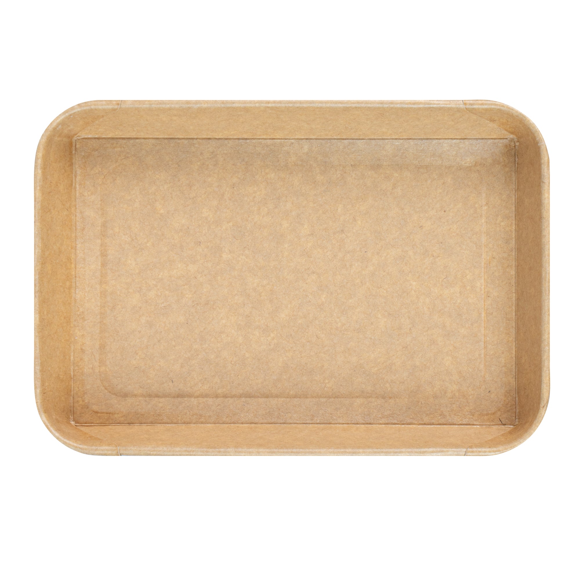 Matsuri Vision 11 oz Rectangle Kraft Paper Sushi Container - 7 1/4" x 5" x 1" - 100 count box