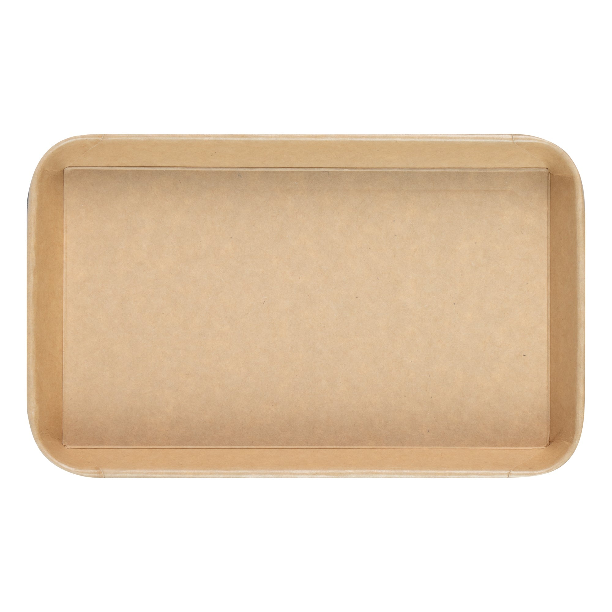 Matsuri Vision 15 oz Rectangle Kraft Paper Sushi Container - 8 3/4" x 5 1/2" x 1" - 50 count box
