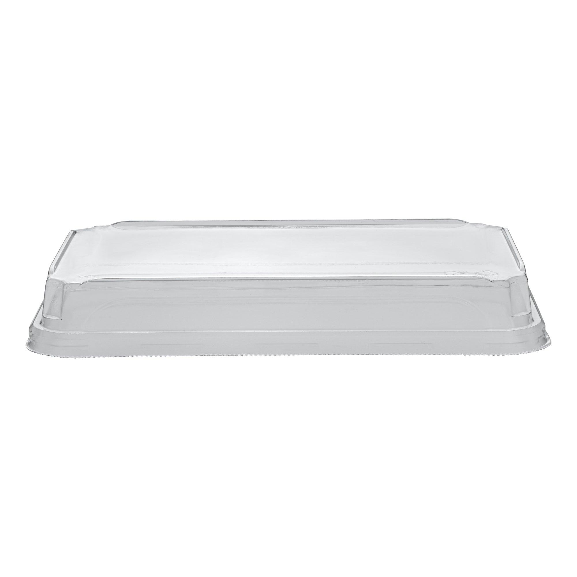 Matsuri Vision Clear PET Plastic Lid - Fits 15 oz Sushi Container, Anti-Fog - 50 count box