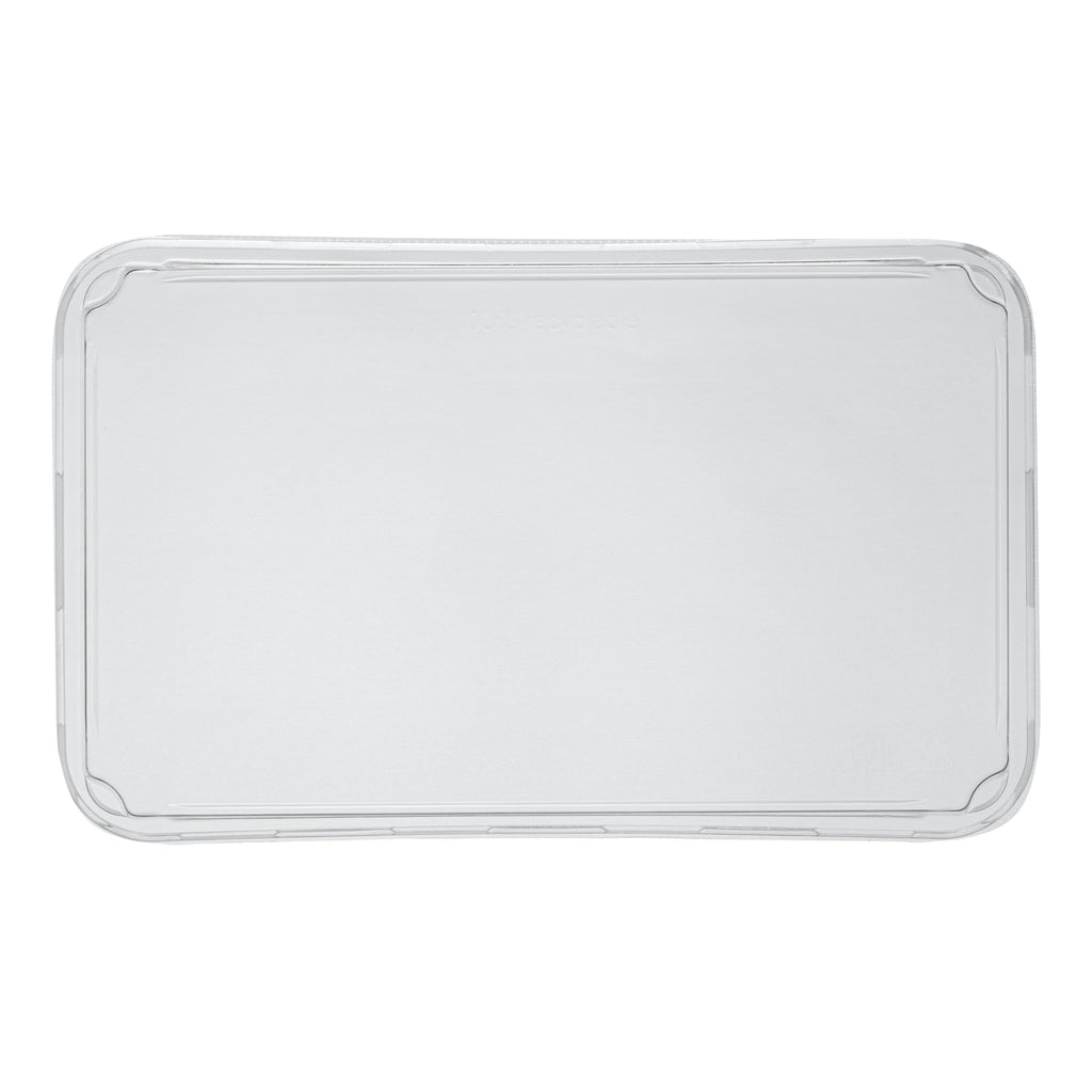 Matsuri Vision Clear PET Plastic Lid - Fits 15 oz Sushi Container, Anti-Fog - 50 count box