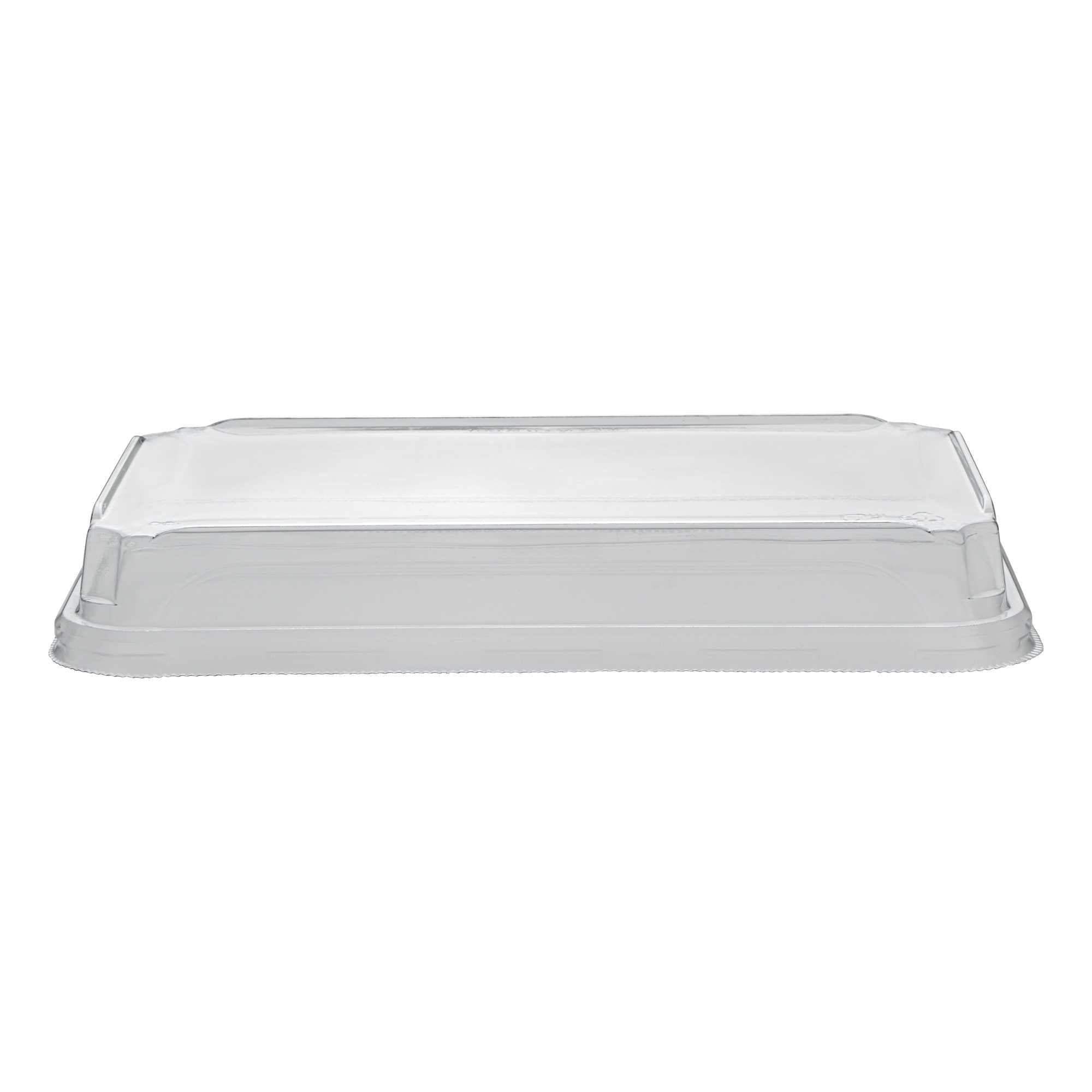 Matsuri Vision Clear PET Plastic Lid - Fits 15 oz Sushi Container, Anti-Fog - 100 count box
