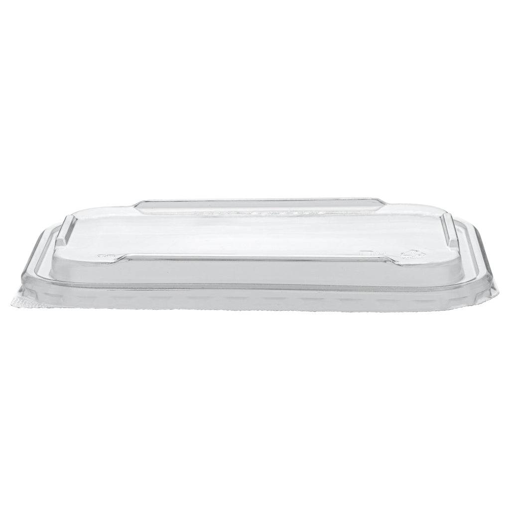 Matsuri Vision Clear PET Plastic Lid - Fits 17, 22, 26 and 34 oz Sushi Containers, Anti-Fog - 50 count box