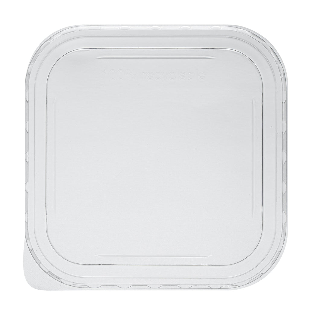 Matsuri Vision Clear PET Plastic Lid - Fits 17 and 22 oz Sushi Containers, Anti-Fog - 50 count box