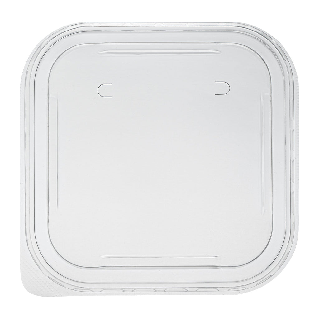 Matsuri Vision Clear PP Plastic Lid - Fits 17 and 22 oz Sushi Containers, Anti-Fog - 100 count box