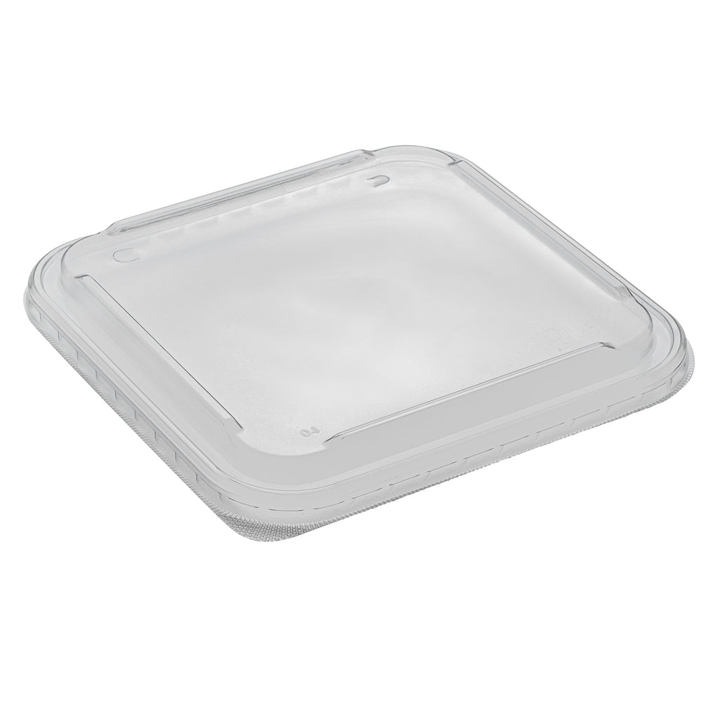 Matsuri Vision Clear PP Plastic Lid - Fits 34 and 45 oz Sushi Containers, Anti-Fog - 50 count box
