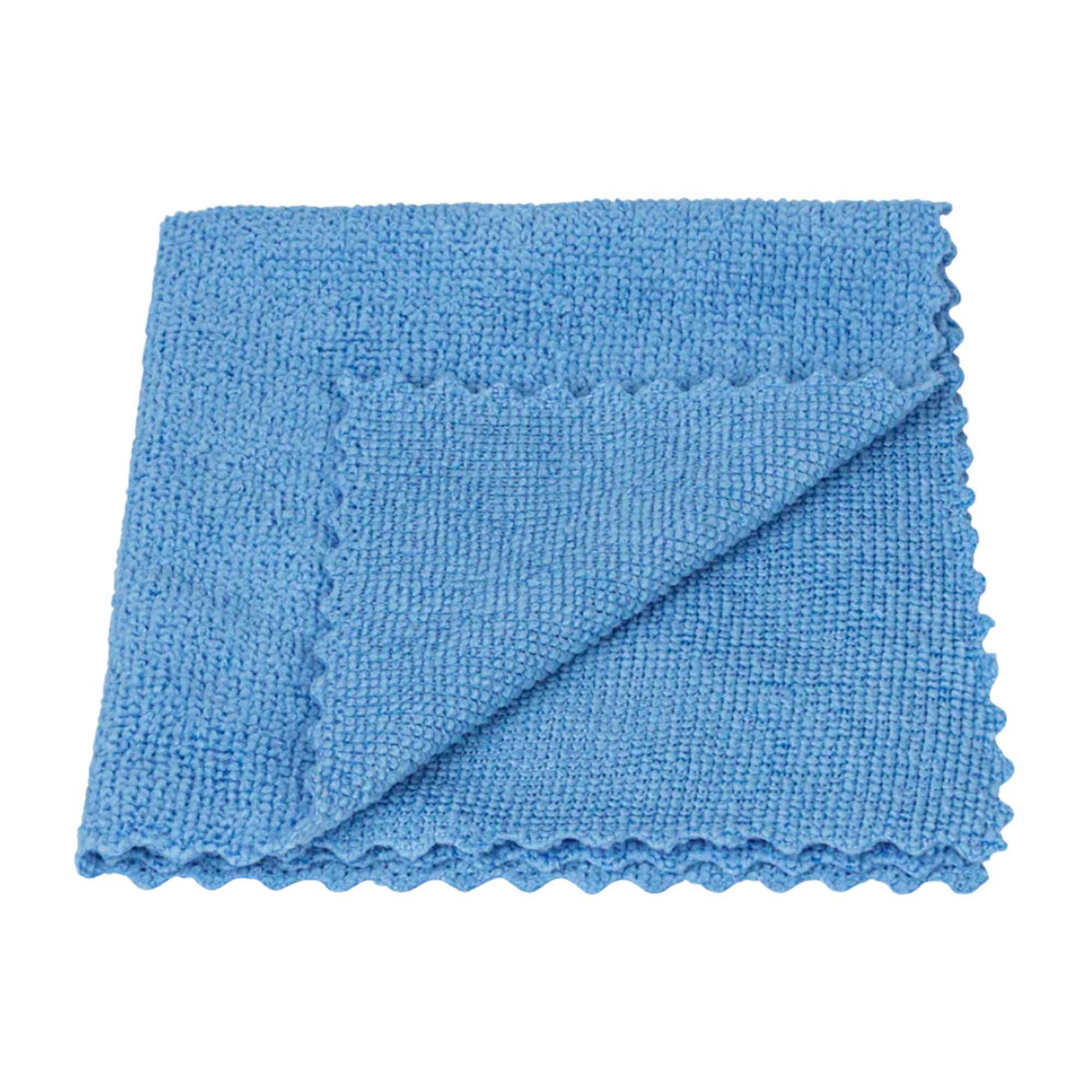 Clean Tek Professional Blue Microfiber Rags In A Box - 11 3/4" x 11 3/4" - 250 count box