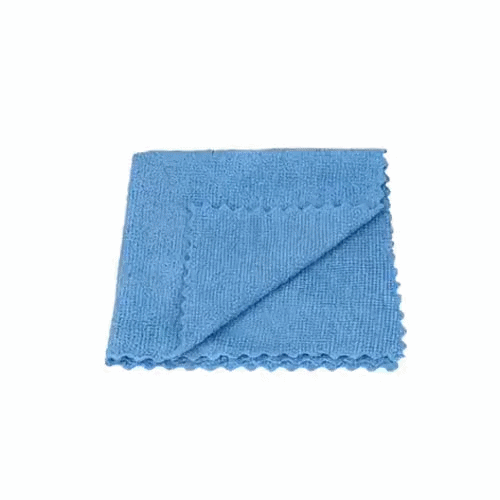Clean Tek Professional Blue Microfiber Rags In A Box - 11 3/4" x 11 3/4" - 250 count box