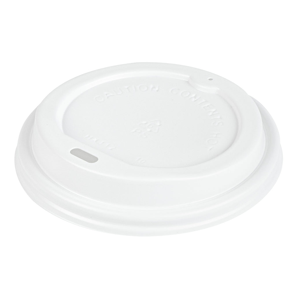 Restpresso 12 oz Valentine's Day Paper Single Wall Coffee Cup - with White Lid - 3 1/2" x 3 1/2" x 4 3/4" - 20 count box