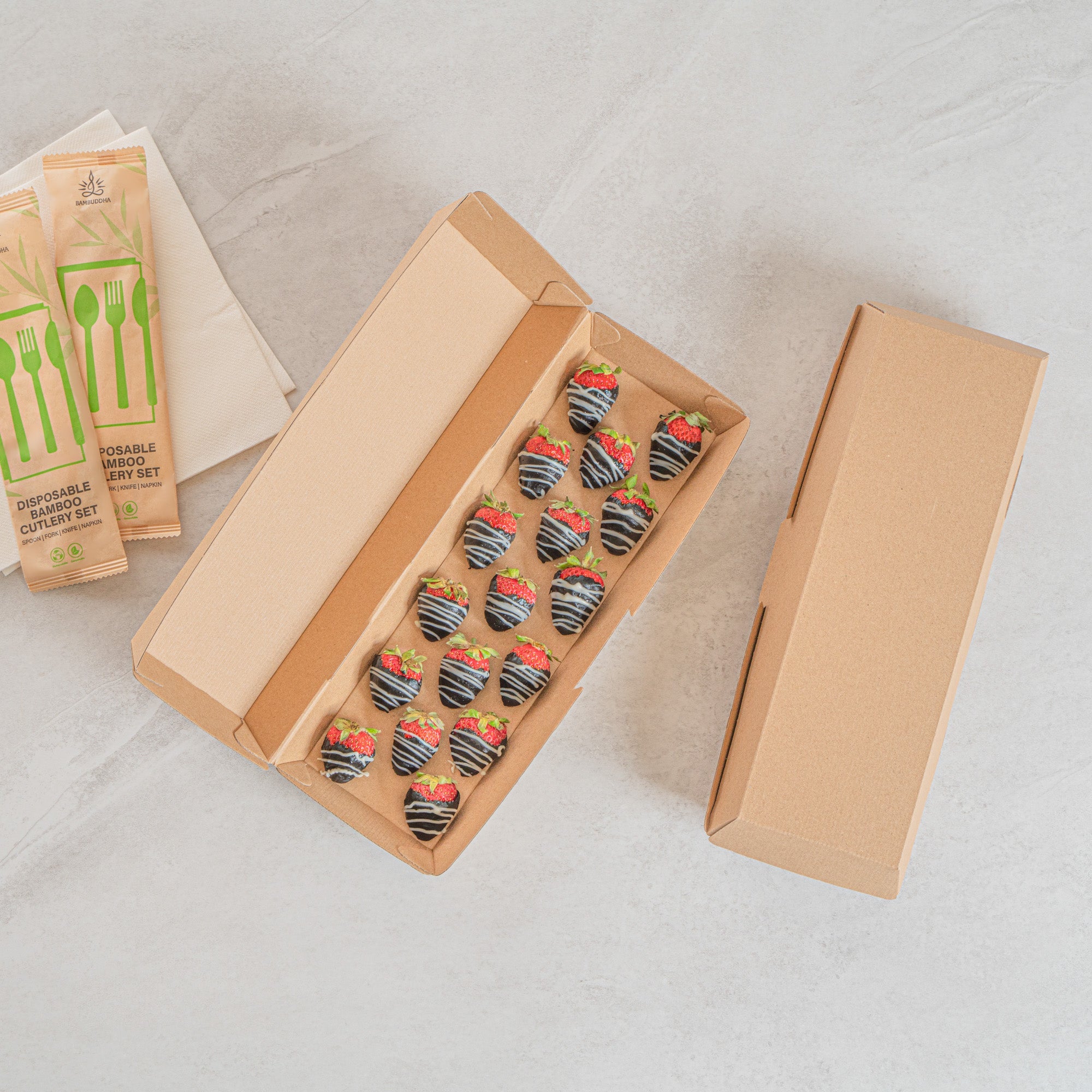 Bio Tek Rectangle Kraft Paper Corrugated Clamshell Container - 11 1/4" x 3 1/2" x 2 3/4" - 100 count box