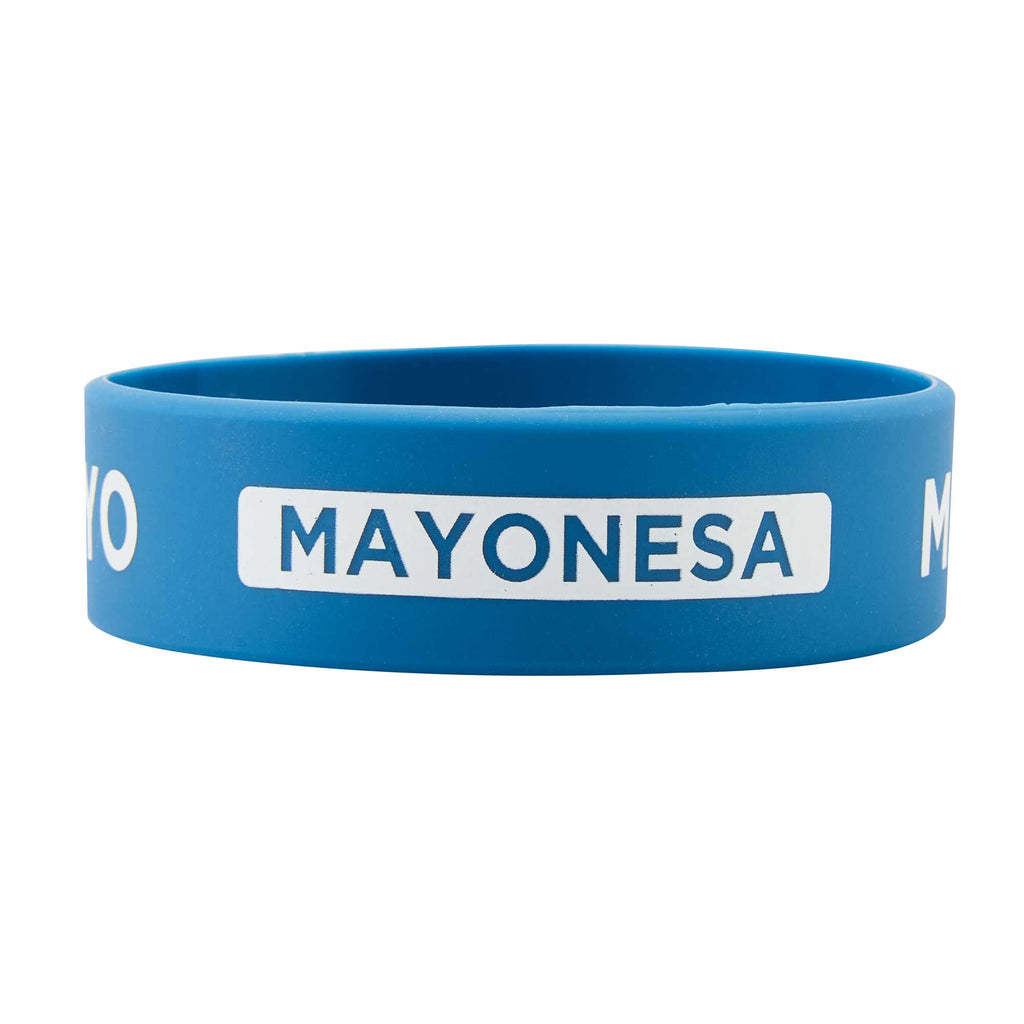 First In First Out Blue Silicone Mayo Label Band - Fits 16, 20 and 24 oz Squeeze Bottles - 1 count box