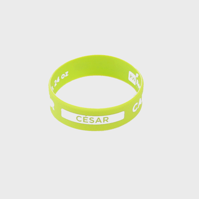 First In First Out Green Silicone Caesar Label Band - Fits 16, 20 and 24 oz Squeeze Bottles - 1 count box