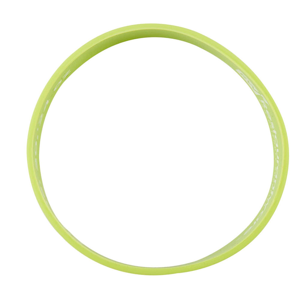 First In First Out Green Silicone Caesar Label Band - Fits 16, 20 and 24 oz Squeeze Bottles - 1 count box