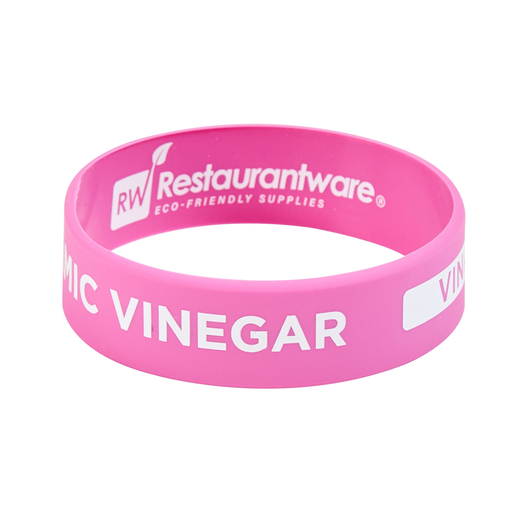 First In First Out Purple Silicone Balsamic Vinegar Label Band - Fits 16, 20 and 24 oz Squeeze Bottles - 10 count box