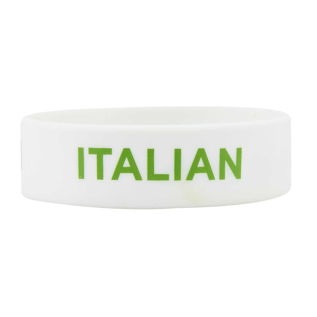 First In First Out White Silicone Italian Label Band - Fits 16, 20 and 24 oz Squeeze Bottles - 1 count box
