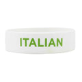 First In First Out White Silicone Italian Label Band - Fits 16, 20 and 24 oz Squeeze Bottles - 1 count box