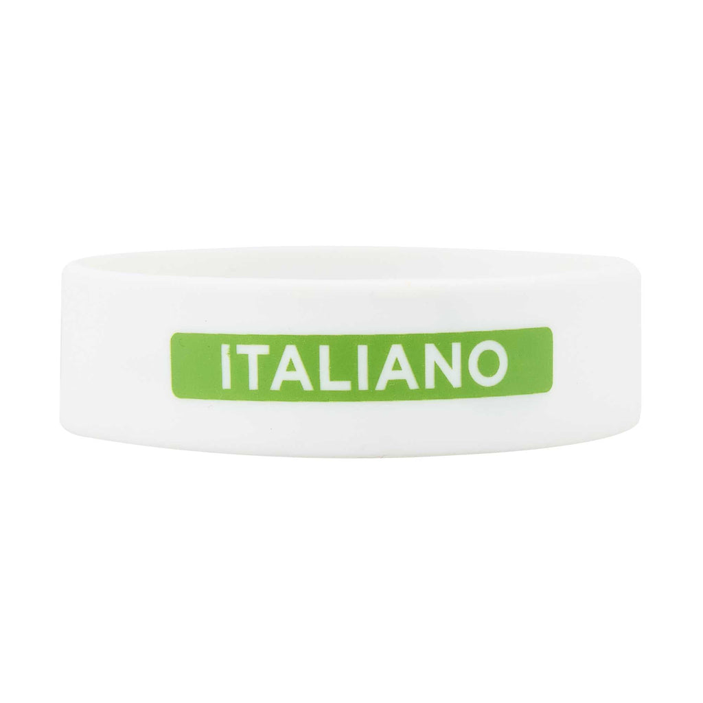 First In First Out White Silicone Italian Label Band - Fits 16, 20 and 24 oz Squeeze Bottles - 1 count box