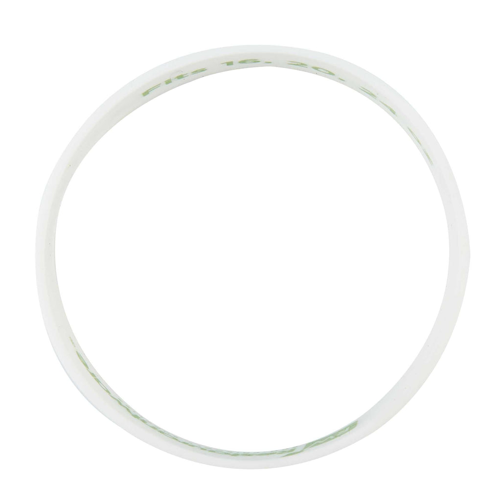 First In First Out White Silicone Italian Label Band - Fits 16, 20 and 24 oz Squeeze Bottles - 1 count box