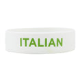 First In First Out White Silicone Italian Label Band - Fits 16, 20 and 24 oz Squeeze Bottles - 10 count box