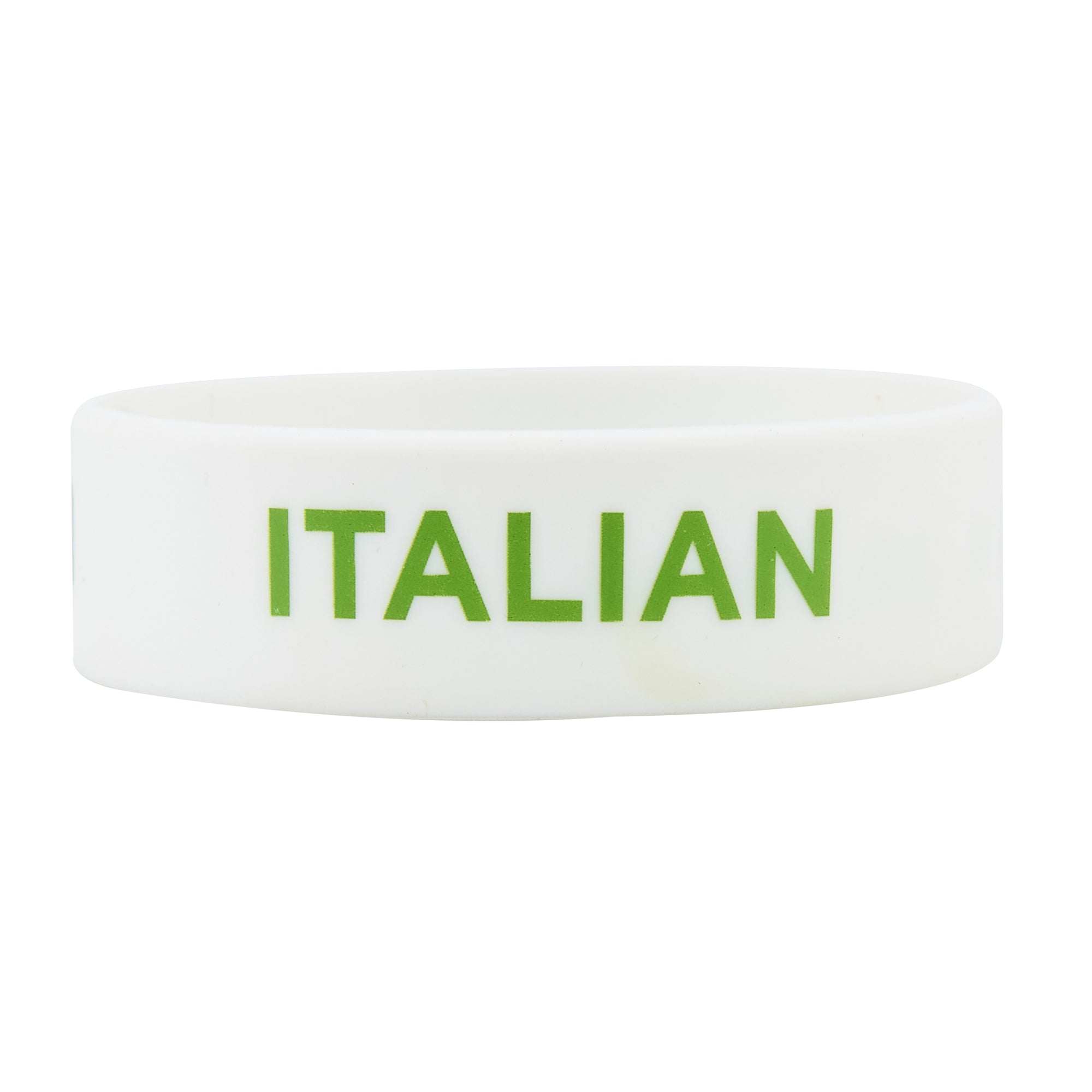 First In First Out White Silicone Italian Label Band - Fits 16, 20 and 24 oz Squeeze Bottles - 10 count box