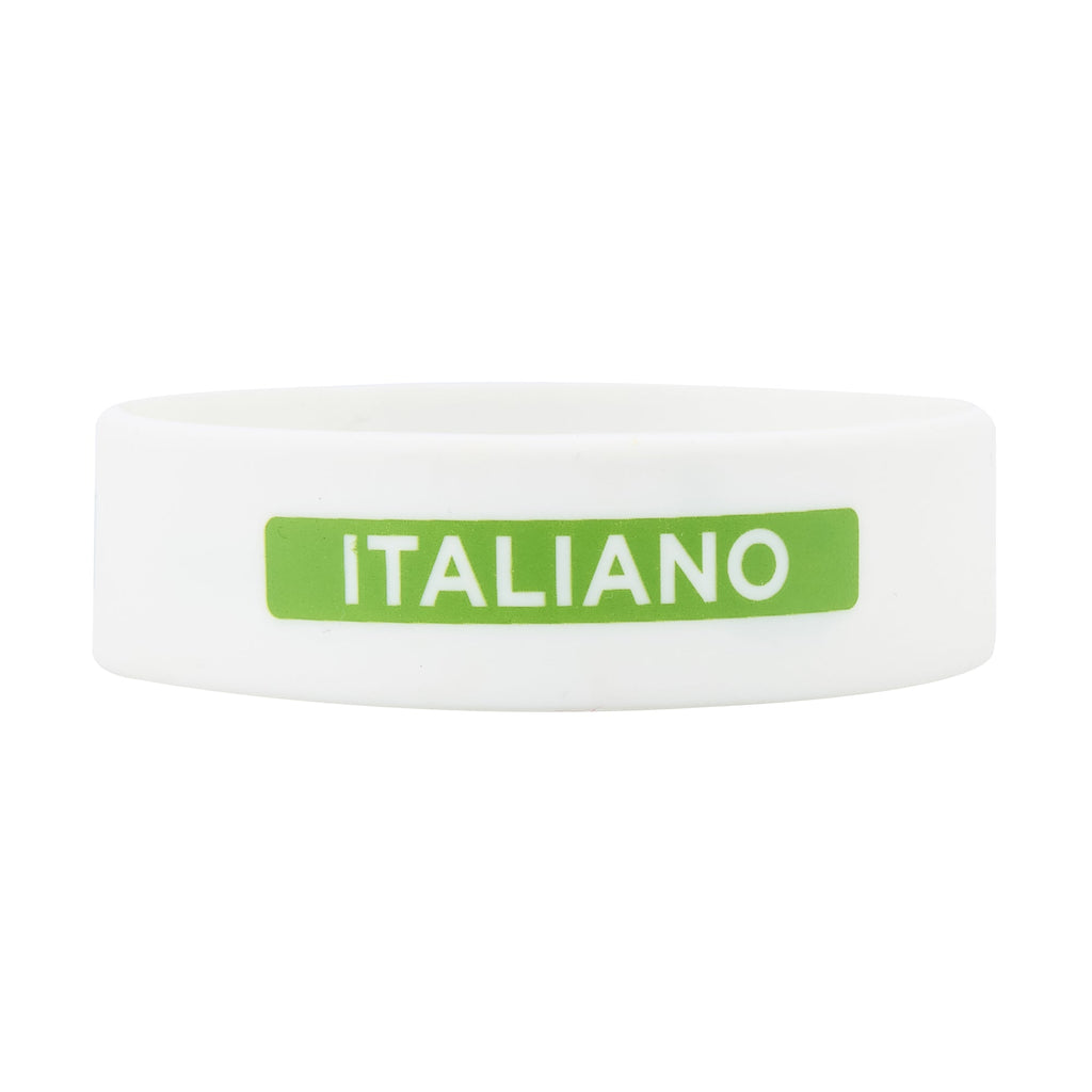 First In First Out White Silicone Italian Label Band - Fits 16, 20 and 24 oz Squeeze Bottles - 10 count box