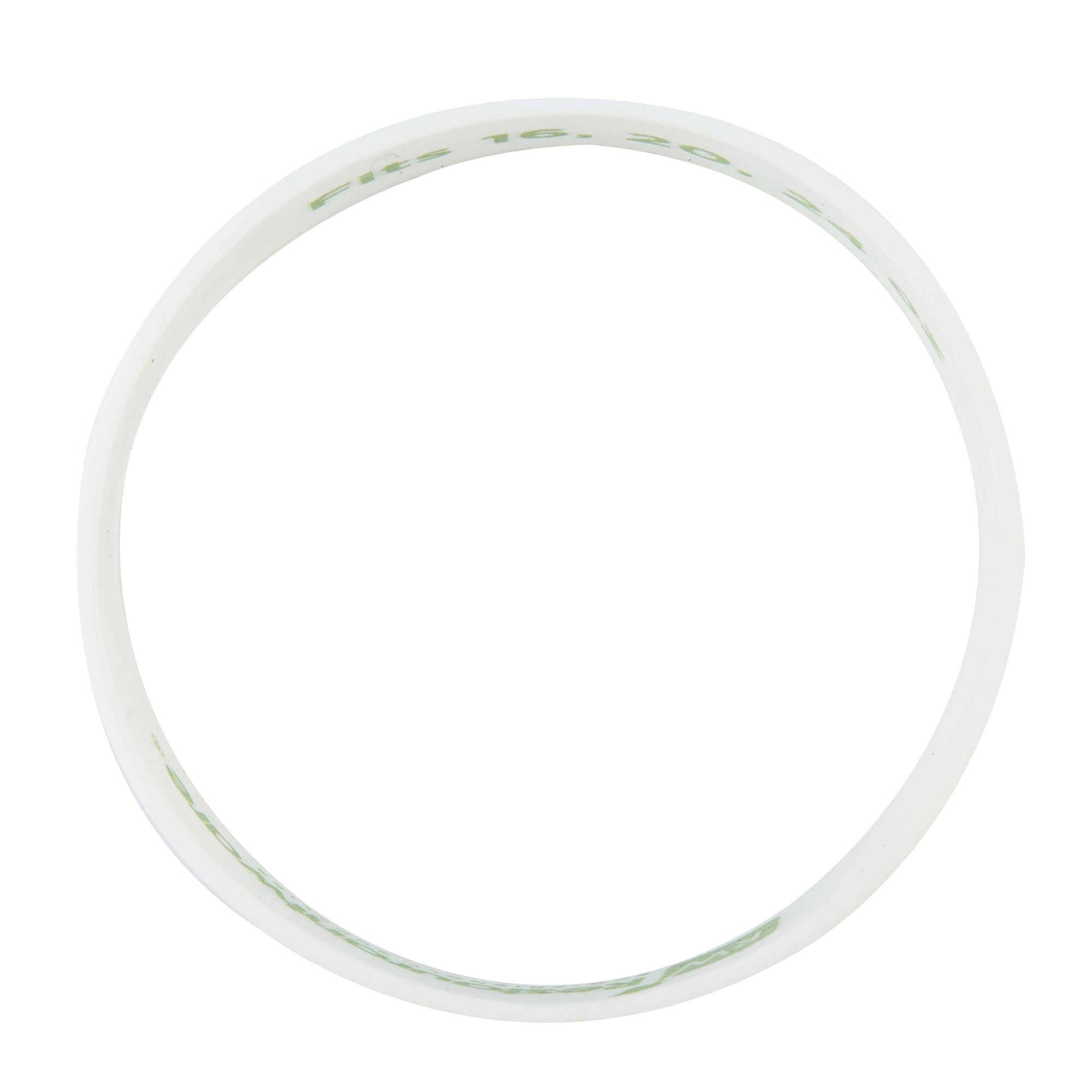First In First Out White Silicone Italian Label Band - Fits 16, 20 and 24 oz Squeeze Bottles - 10 count box