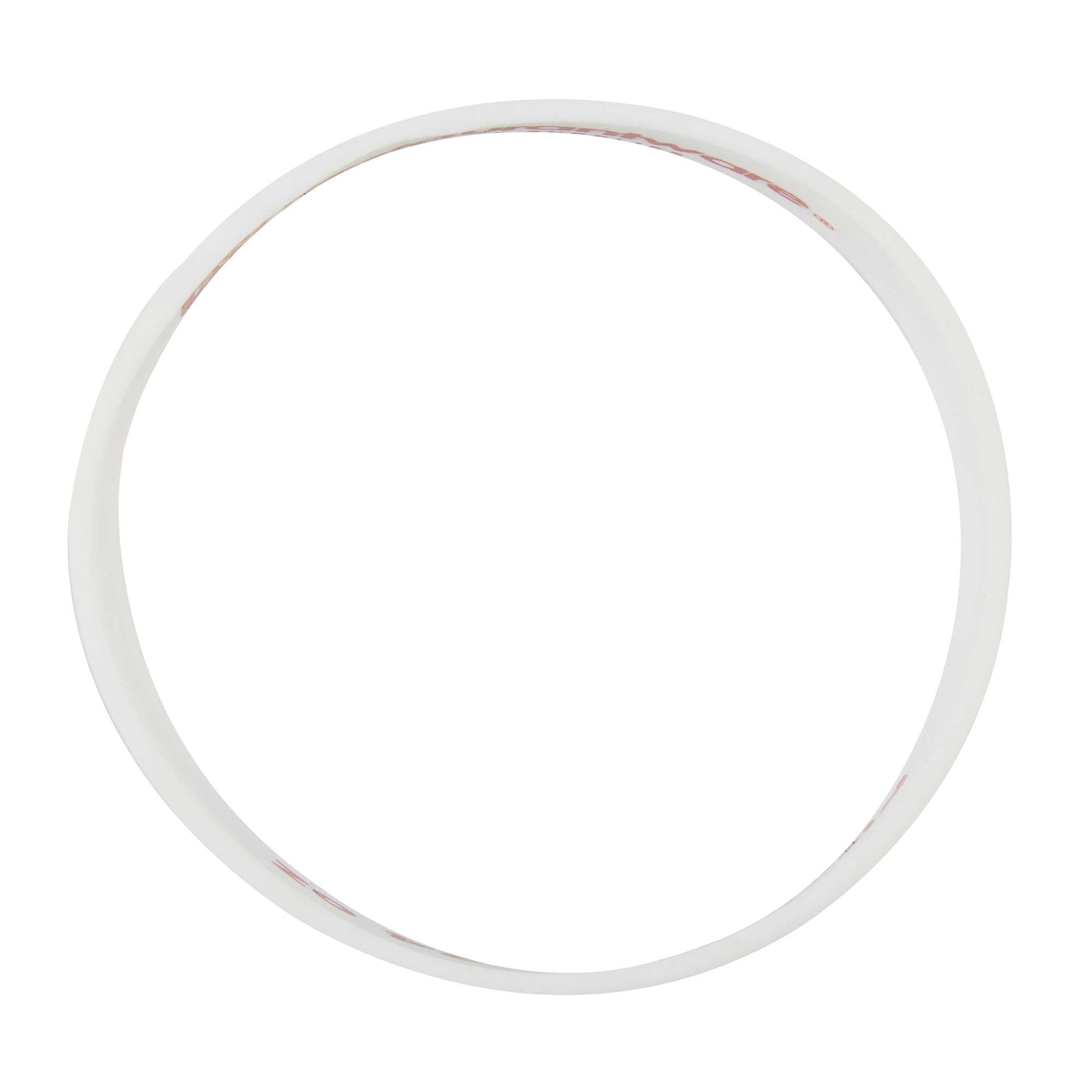 First In First Out White Silicone Ketchup Label Band - Fits 16, 20 and 24 oz Squeeze Bottles - 1 count box