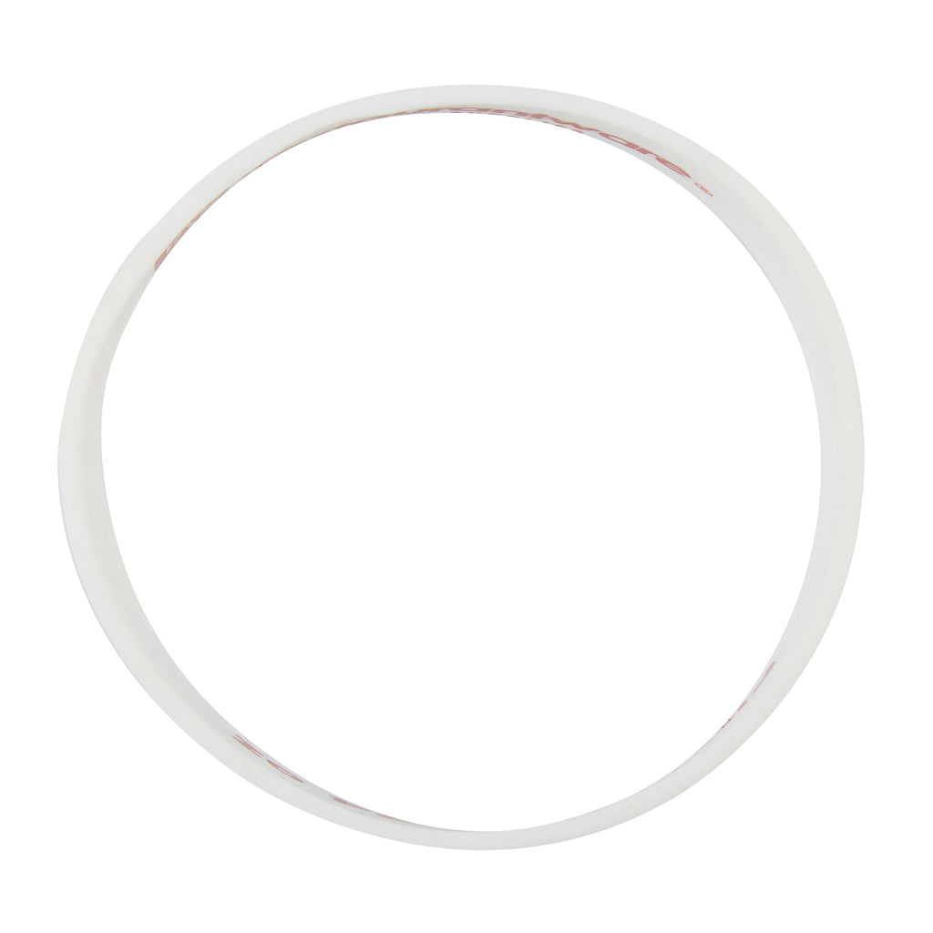 First In First Out White Silicone Ketchup Label Band - Fits 16, 20 and 24 oz Squeeze Bottles - 10 count box