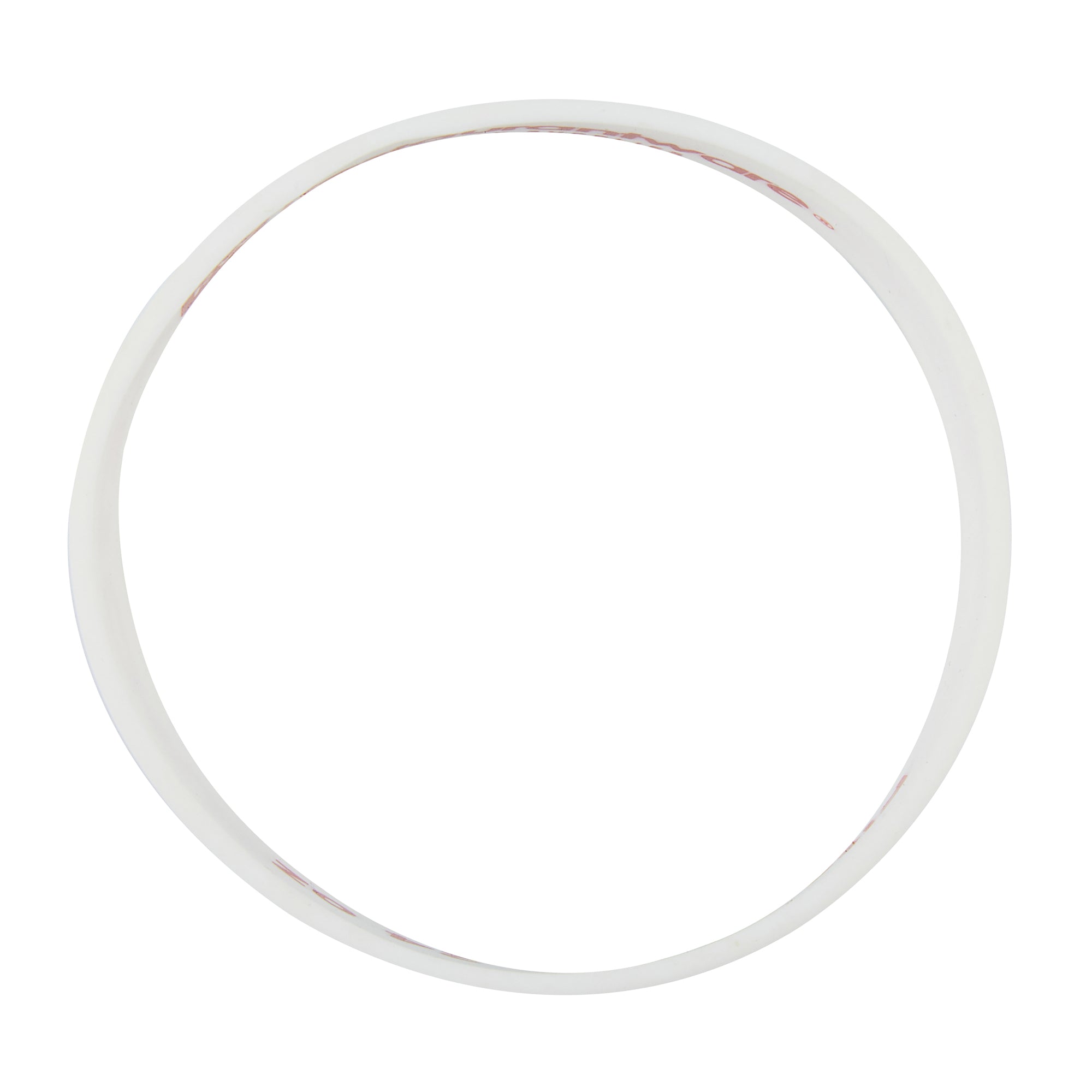First In First Out White Silicone Ketchup Label Band - Fits 16, 20 and 24 oz Squeeze Bottles - 10 count box