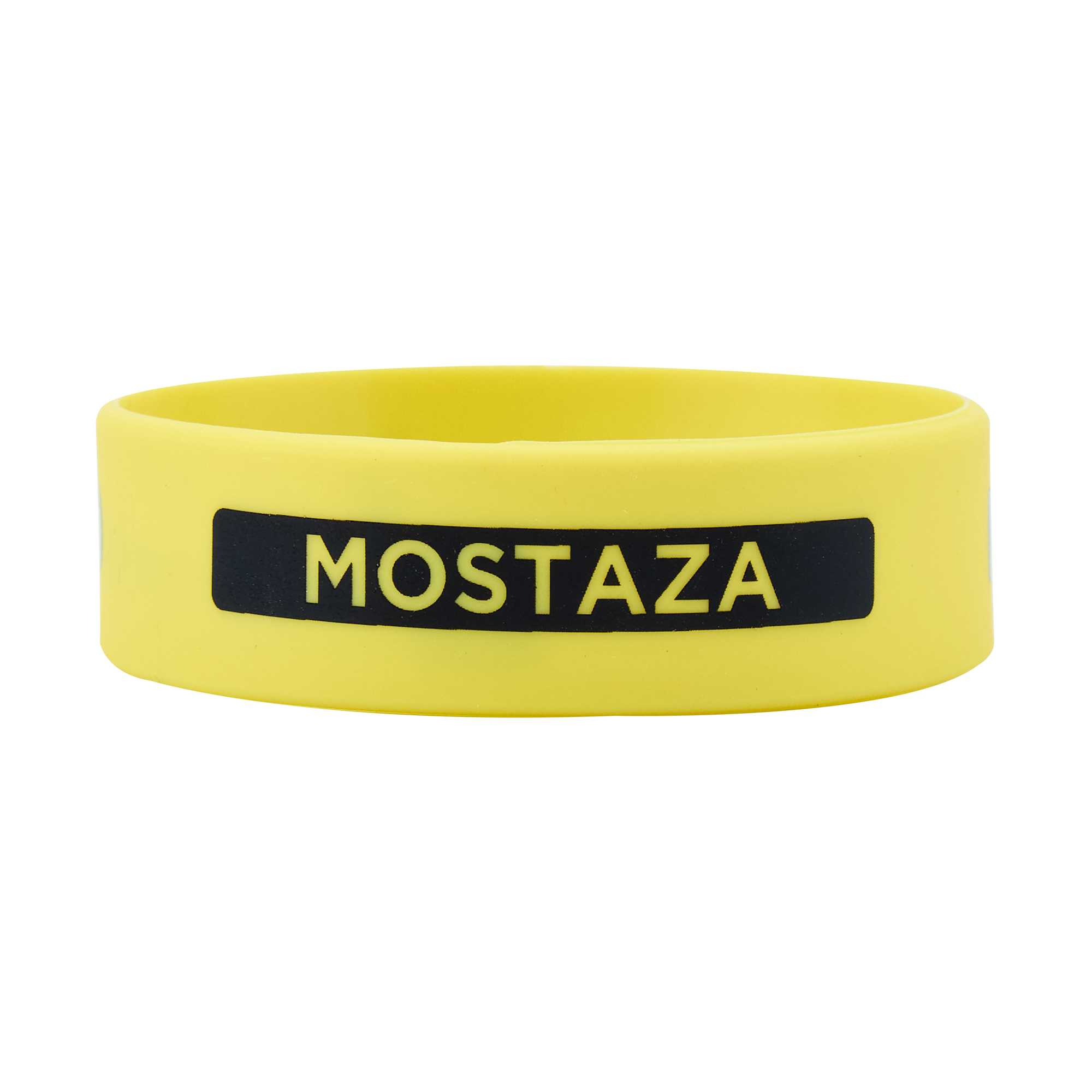 First In First Out Yellow Silicone Mustard Label Band - Fits 16, 20 and 24 oz Squeeze Bottles - 1 count box