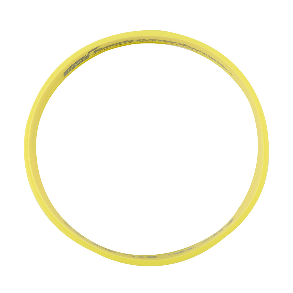 First In First Out Yellow Silicone Mustard Label Band - Fits 16, 20 and 24 oz Squeeze Bottles - 10 count box