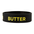 First In First Out Black Silicone Butter Label Band - Fits 16, 20 and 24 oz Squeeze Bottles - 10 count box