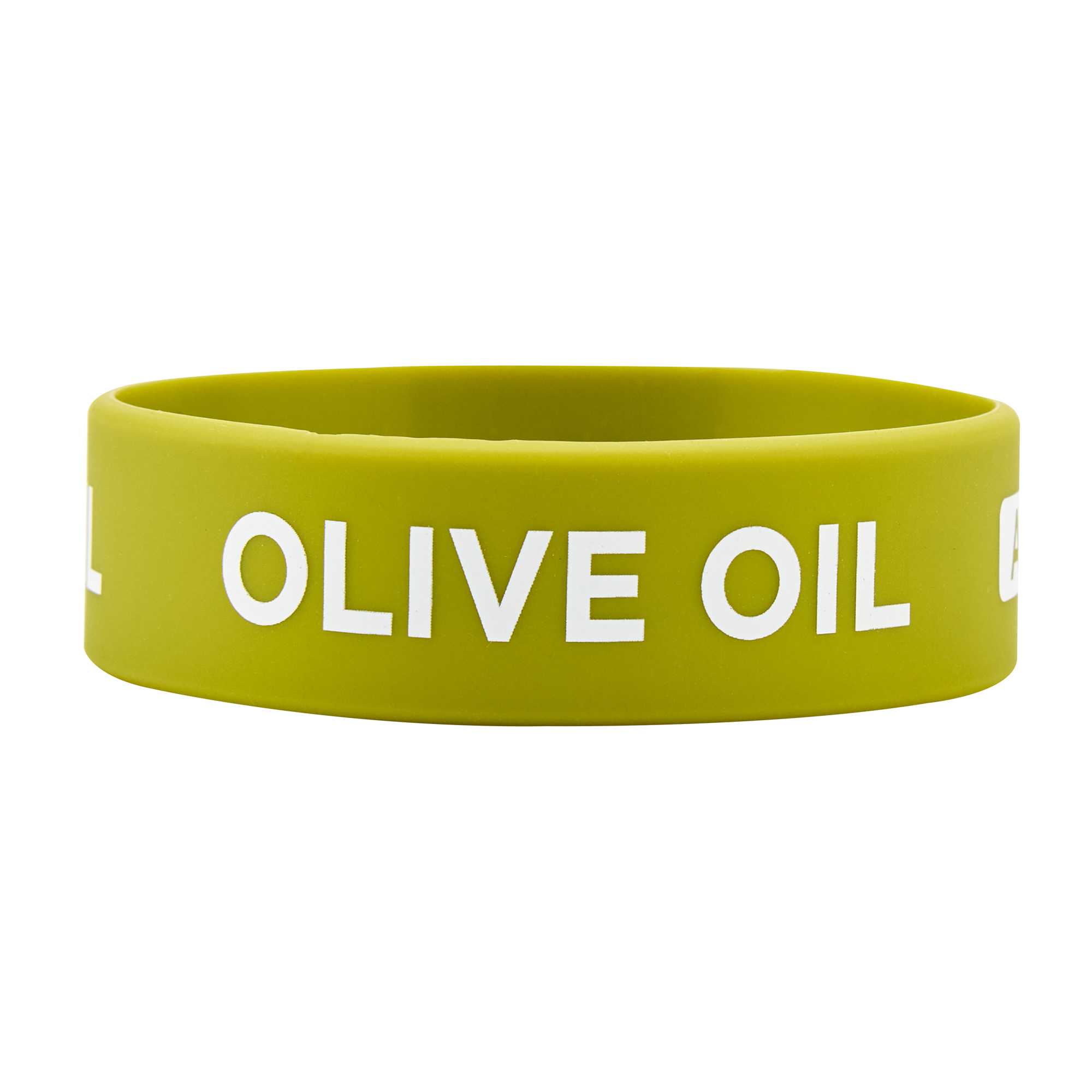 First In First Out Green Silicone Olive Oil Label Band - Fits 16, 20 and 24 oz Squeeze Bottles - 1 count box