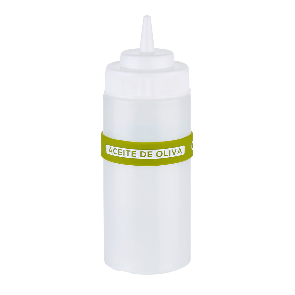 First In First Out Green Silicone Olive Oil Label Band - Fits 16, 20 and 24 oz Squeeze Bottles - 10 count box