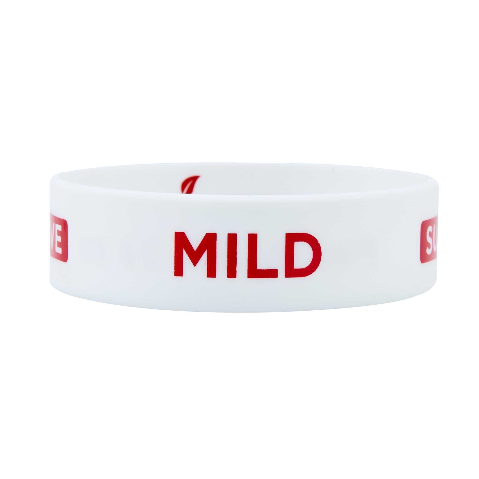 First In First Out White Silicone Mild Label Band - Fits 16, 20 and 24 oz Squeeze Bottles - 1 count box