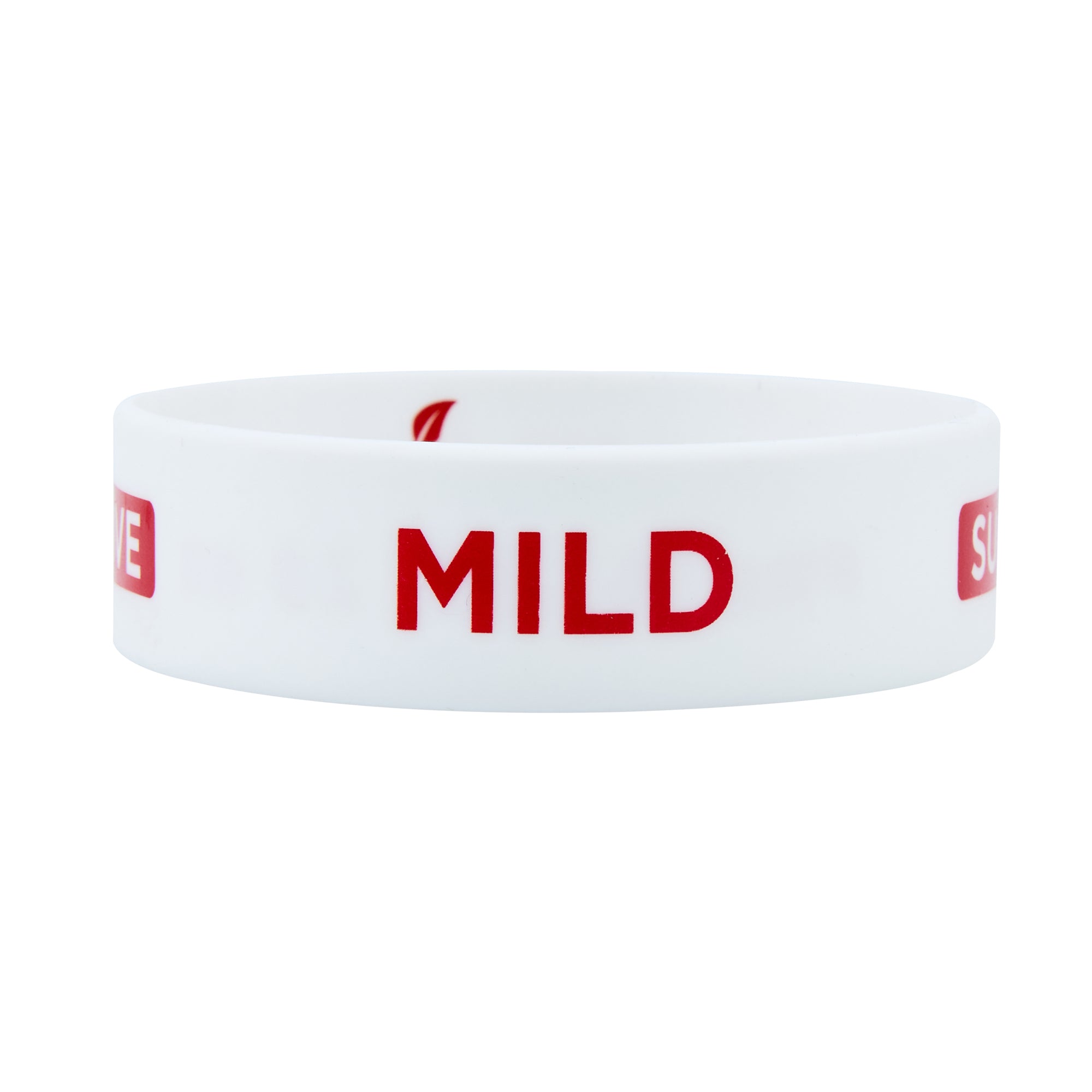 First In First Out White Silicone Mild Label Band - Fits 16, 20 and 24 oz Squeeze Bottles - 10 count box