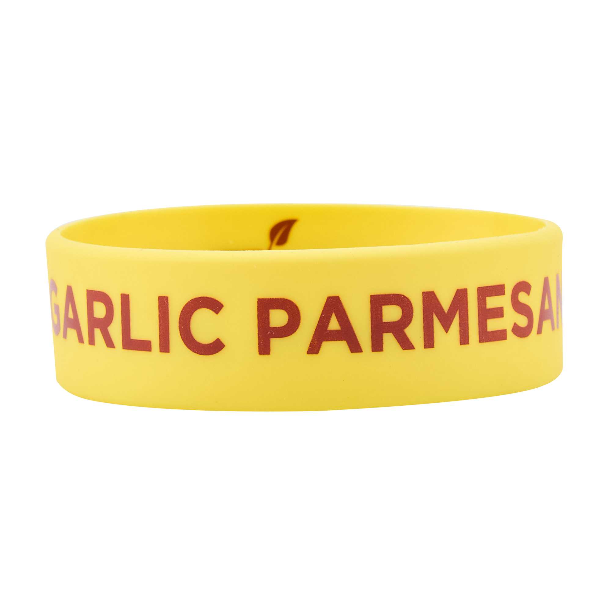 First In First Out Yellow Silicone Garlic Parmesan Label Band - Fits 16, 20 and 24 oz Squeeze Bottles - 1 count box
