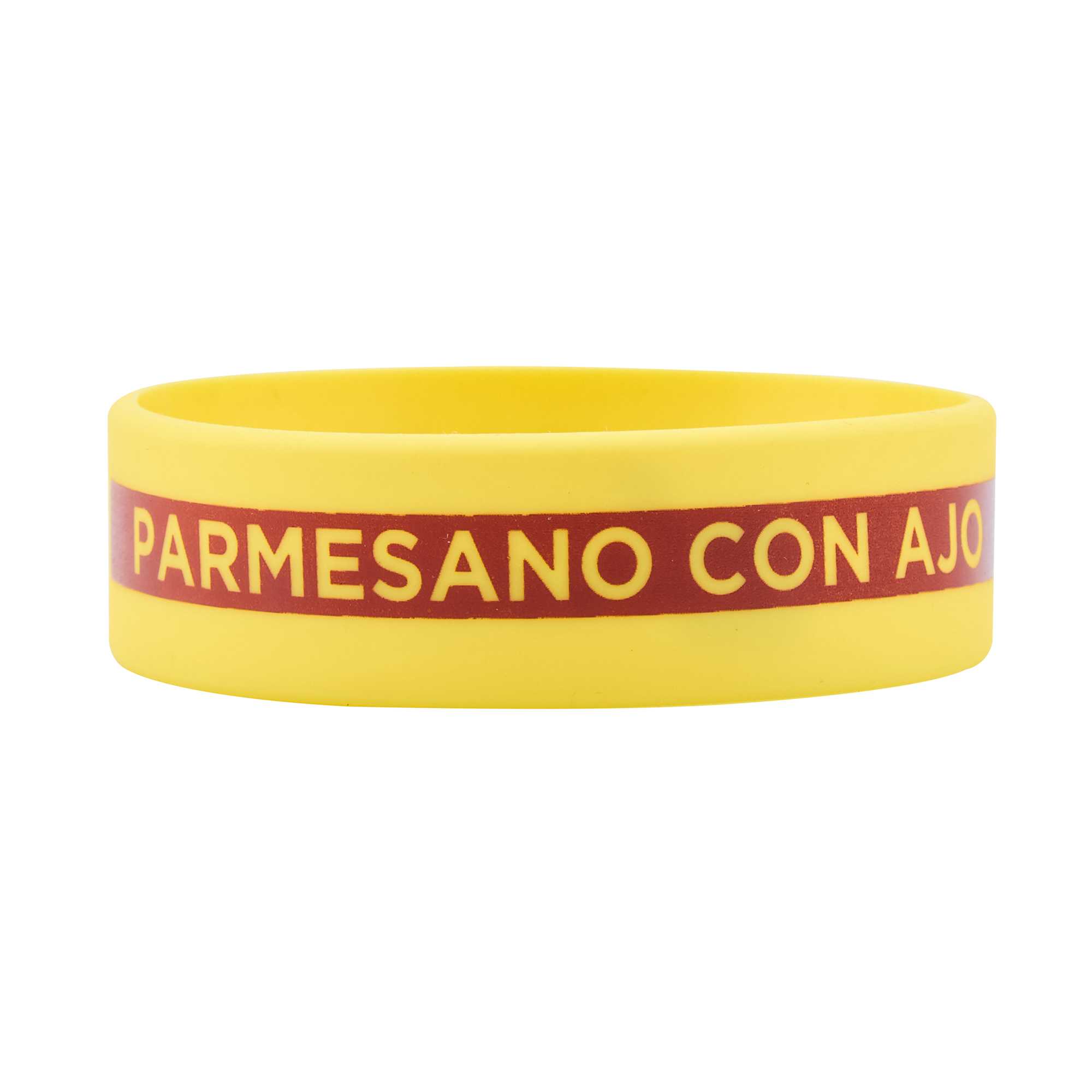 First In First Out Yellow Silicone Garlic Parmesan Label Band - Fits 16, 20 and 24 oz Squeeze Bottles - 1 count box