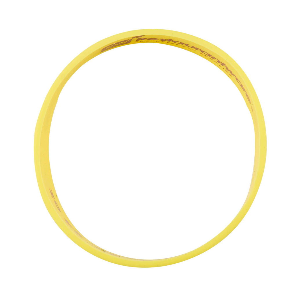 First In First Out Yellow Silicone Garlic Parmesan Label Band - Fits 16, 20 and 24 oz Squeeze Bottles - 1 count box