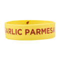 First In First Out Yellow Silicone Garlic Parmesan Label Band - Fits 16, 20 and 24 oz Squeeze Bottles - 10 count box